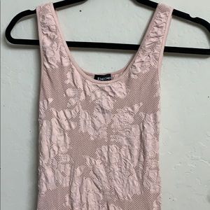 Pinkish nude body on dress